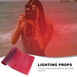 NUOLUX Sunset Film Sheet Filter Color Light Filter Sheet Color Sheet Gel Light Filter Sheet - Ilm Color Overlay Correction Light Filter Theater Spotra