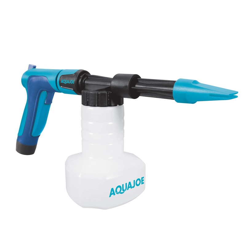 Aqua Joe AJ-SPXN 2-in-1 Hose-Powered Adjustable Foam Cannon Spray Gun