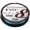 Daiwa Tournament X8 Braid EVO+ 0.12mm, 8.6kg/18.8lbs, 300m, Multicolour, Braided