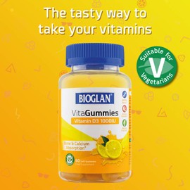 Bioglan Vitamin D3 1000Iu Vitagummies - 60 Soft Gummies