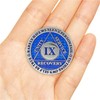 9 Year Sobriety Coin | Legacy AA Chip | Thick