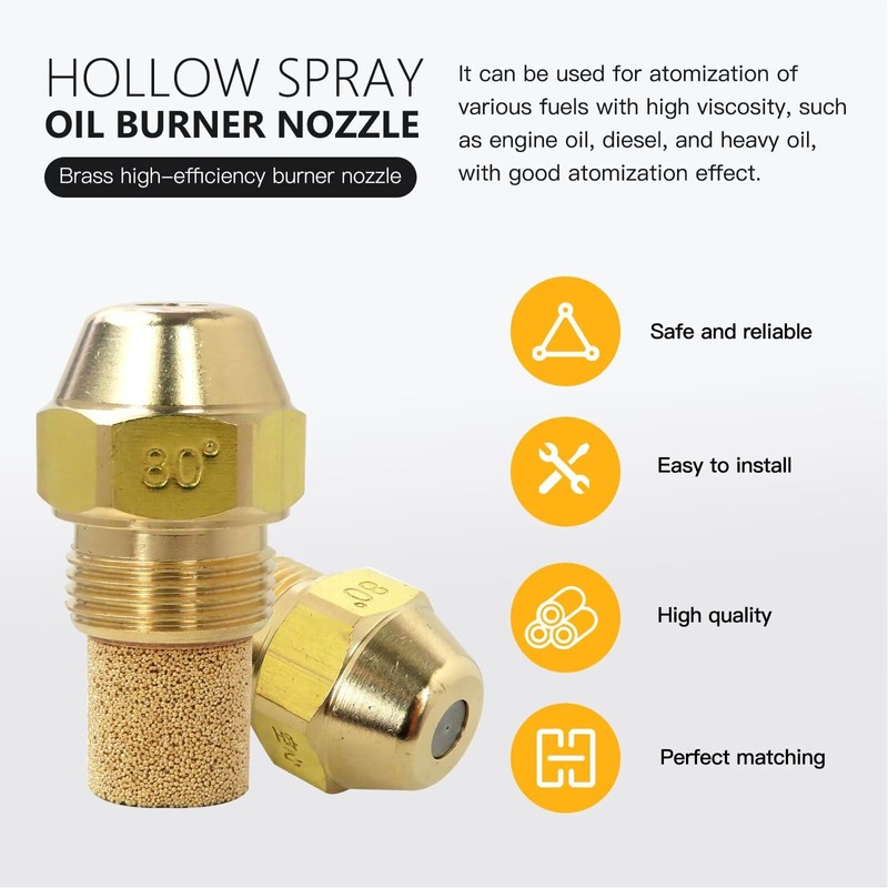 Replacement for DELAVAN .75 80 A Hollow Oil Burner Nozzle
