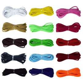 33 Yards 2mm Elastic Band Cord Bracelet String Rubber Rope - 15 Colors 6.6ft/pcs for a Travelers Journal, Bracelet, Beading, Jewelry Making by happylain
