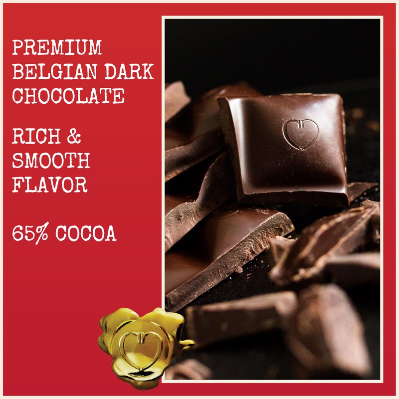Chocolove Rich Dark Chocolate Bars | 65% Cocoa | Crafted
