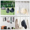 Tingheng Vinyl Coated S Hooks for Hanging 4 Inch White