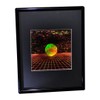 3D Earth with Grid Hologram Picture (Framed), Collectible Embossed Type