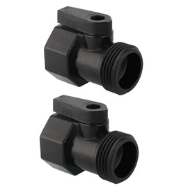 2Pieces Garden Hose Pipe Quick Release Shut Off Valve, In-Line Tap Valve Adapter, Hose Connector, Gardening Gadget, Quick Connectors for Garden Hose Pipe