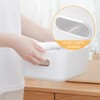 Yngffb Set of 3 Small Plastic Storage Baskets, Office Home