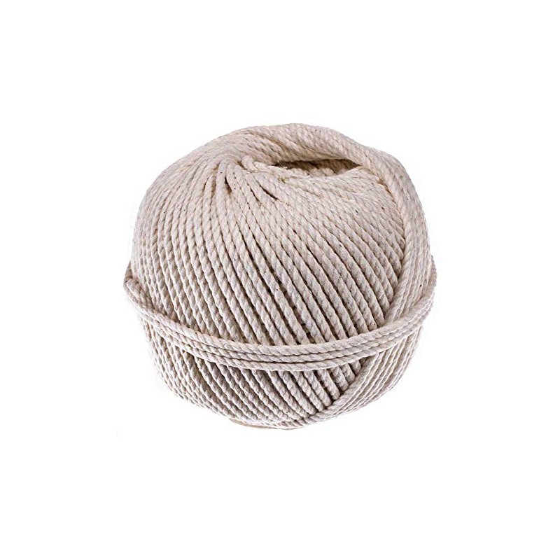 3 Strand Cable Cotton Twine (2 MM x 200 Feet)