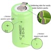 Odstore Ni-Cd Rechargeable Battery Sub C SC Batteries, 1.2V 2200