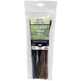 CountryMax Maggie & Duke's Collagen Craze Stix Beef Collagen Chews Long Lasting Low Odor Dog Chew Treats (12 Inches)