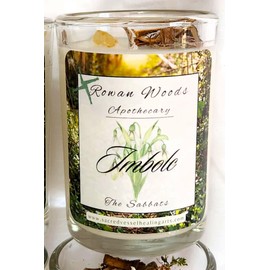 Imbolc Sabbat Candle 12 oz Soy Elegant Rowan Woods Collection~ Druid Awen St Brigid Candlemas Witchy Celtic Spring Citrine Citrus Lemongrass
