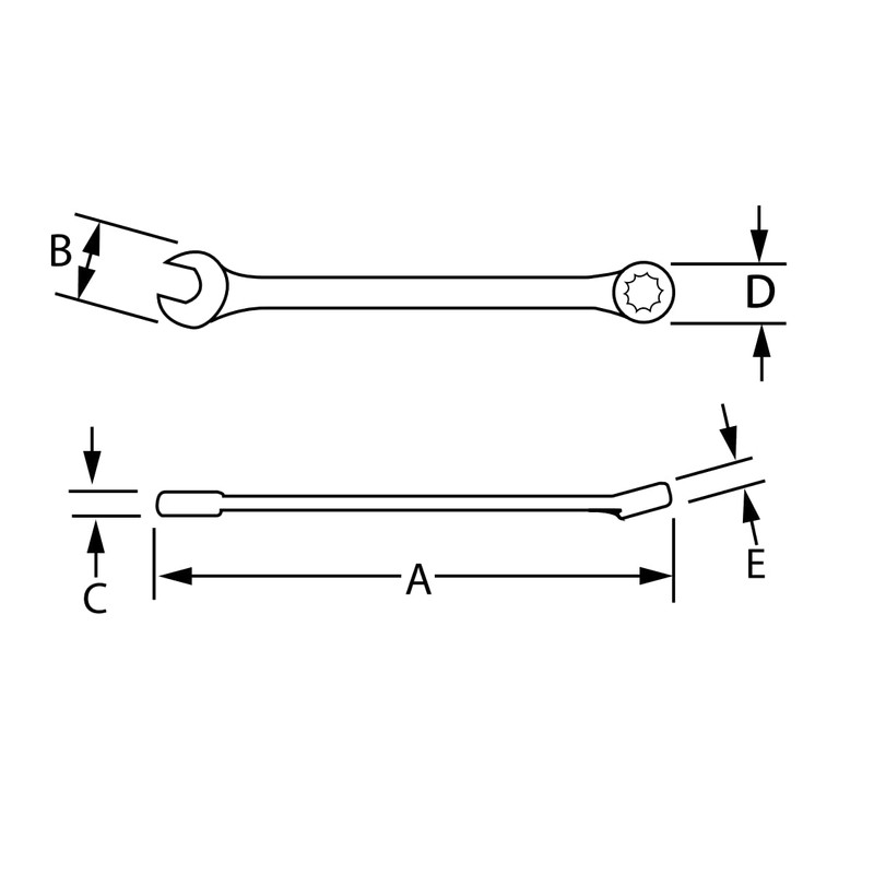 Williams 1218YSC Yellow Super Combo Combination Wrench, 9/16-Inch