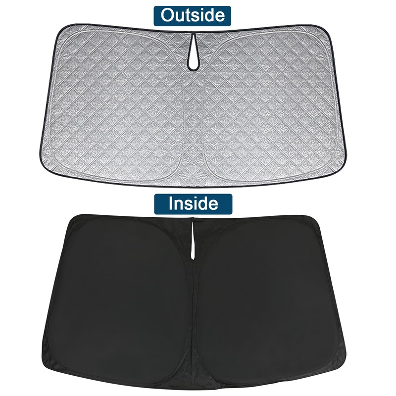 Car Windscreen Sun Visor Replacement for VW Polo 2017-2024, Foldable