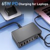 600W USB C Charger - 8-Port Fast Charging Station with