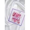 Pink Leopard Street Handmade Nail Tips - Long Ballerina /