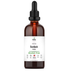 Herbity Burdock Root Tincture – Alcohol-Free Herbal Extract for Detox, Digestion & Antioxidant Support – Vegan, No Added Suga Supplement – 1.7 fl oz (50 mL)