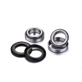 [Factory Links] Dirt Bike Steering Stem Bearing Kits compatible with Honda: CRF 250R (10-13), CRF 450R (09-12)