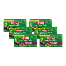 Emerald Nuts, Natural Walnuts & Almonds with Dried Cherries, 100 Calorie Pack, 10 Ct, 6.7 Oz (Pack of 6)