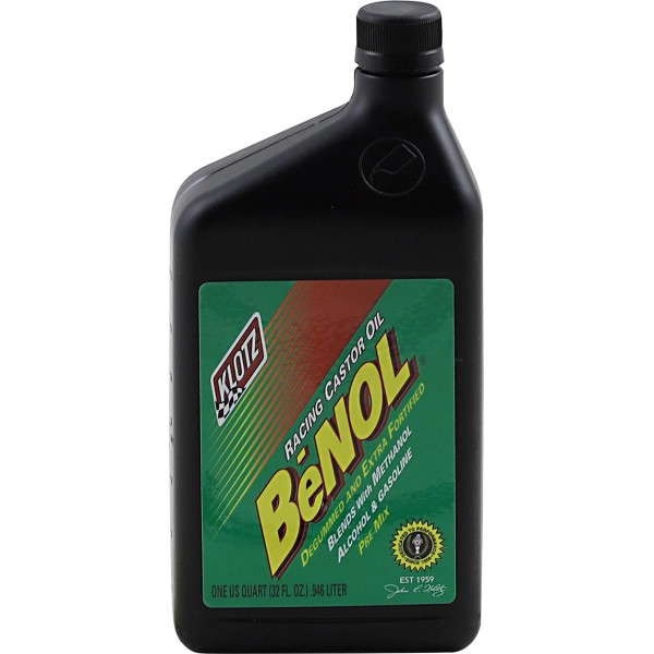 Klotz BeNOL Racing 2-Stroke Pre-Mix Castor Oil 1 Quart (BC-172)