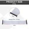 MECCANIXITY 3 Pcs IDC Flat Ribbon Cable, 2.54mm Pitch 63mm