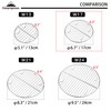 CAMPINGMOON Round Roasting Baking Steaming Cooling Rack Cooking Grid Grill