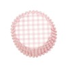 Pink Gingham Printed Baking Cases 54pk