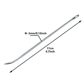 LUORNG 10PCS 6.7 Inch Stainless Steel Poultry Cooking Pin Barbecue Truss Pin Meat Tying Pins Suitable for Indoor Kitchen Barbecues and Outdoor Camping