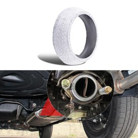 Lyxheth ID 51mm Car Exhaust Manifold Gasket, Exhaust Flange Gasket, Exhaust Between Exhaust Manifold and Exhaust Pipe Donut Gaskets, Universal Flange Donut Gaskets for Most Cars (51mm)