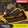 Spade Drill Bit Set, 13pcs Paddle Bits in SAE, 1/4