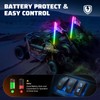 Ehaho 1 PC 4FT Whip Lights with Spring Base, APP