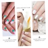 Baluue 8pcs French Manicure Nail Templates Set Easy to Use