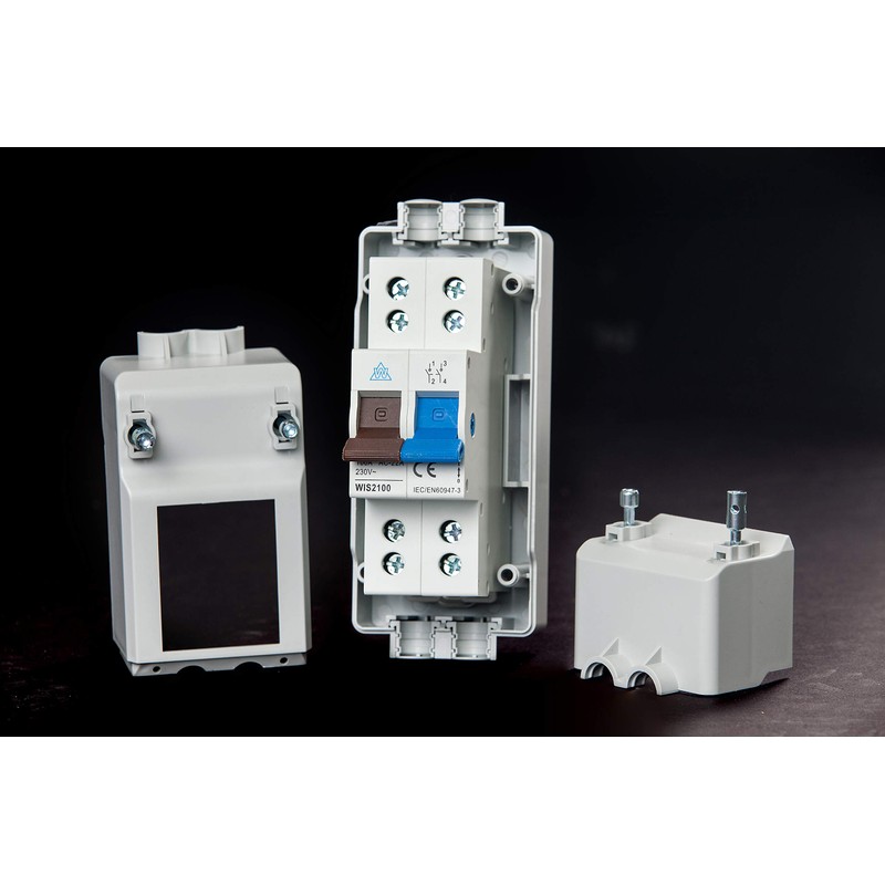 WCED WEC2100 Slimline DP Metered Supply Isolator 100A Similar to