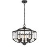 Chloe Lighting Kenna Transitional 5 Light Rubbed Bronze Ceiling Pendant