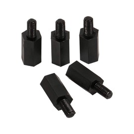 M3 Male-Female Spacer Pack of 100 Black Nylon Hex Spacers Standoffs Assorted Kit PCB Motherboard Spacer Standoff Pillar 10mm+6mm