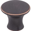 Top Knobs TK592PC Mercer Collection 1-5/16" Oculus Large Round Knob,