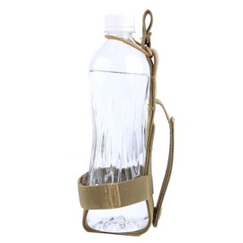 Outdoor Sport Water Bottle Pouch Nylon Molle Water Bottle Holder Belt for Walking Cycling Hiking ( Color : Khaki )