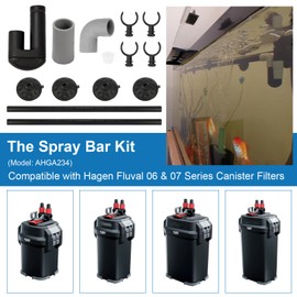 Aquarium Spray Bar Kit for Fluval Spray Bar 06 & 07 Series Canister Filters