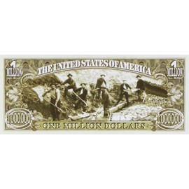 American Art Classics Set of 100 BILLS-1849 Gold Rush - Million Dollar Bill