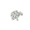 binifiMux M8 4 Pronged Tee Nut T-Nuts w/Zinc Plated,Carbon Steel,