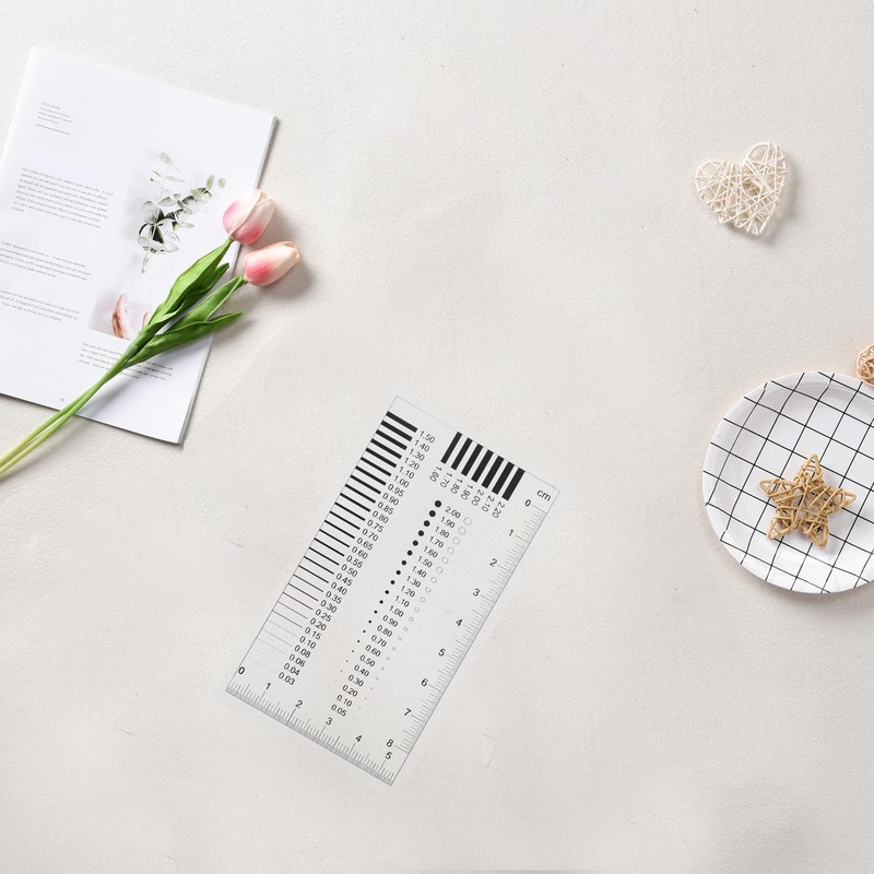 High Precision Gauge Film Ruler for Scratch Inspection, Defect Detection,