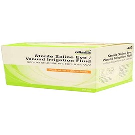 Alissa Sterile Saline Wound Irrigation Eye Wash Pods - Pack of 25 x 20ml