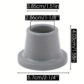 perfeclan 4 Stücke Duschstuhl Gummifüße Füße 1 1/8 -Zoll schwere Erwachsene nicht überrutschen Duschstuhl Bein Tipps für Haustransferbank Badezimmer