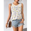 Zeagoo Casual Tops for Women Trendy 2025 Sleeveless Summer Shirts