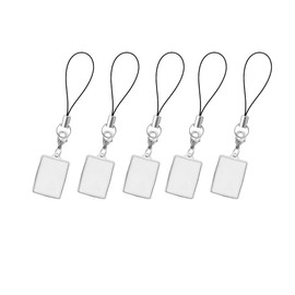 [EBISU Design] Hamepachi Strap, Rectangle, 0.7 x 1.0 inches (18 x 25 mm), Photo Keychain, Logo, Purikura, Promotional Products, Nameplate, Made in Japan, Acrylic