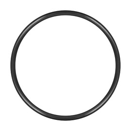 QUARKZMAN Pack of 2 Nitrile Rubber Sealing Round Sealing Ring 105 mm x 95 mm x 5 mm for Tap Plumber Repair Seal Connection, Black