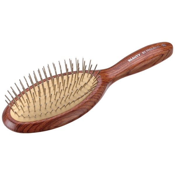 Pfeilring Rosewood 9 Row Pneumatic Hair Brush with Light Cushion with Metal Pins – 23 cm