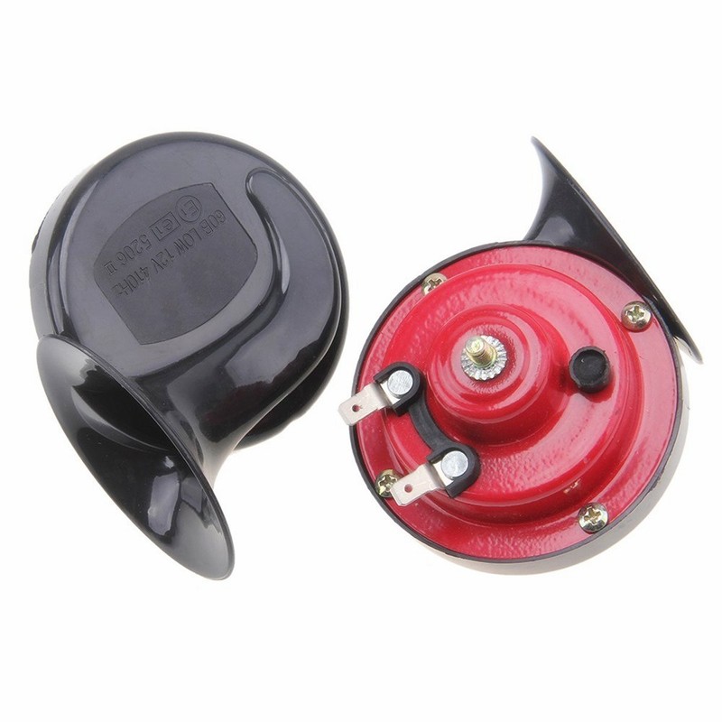 12V 110db Loud Snail Air Horn Dual Tone Universal for