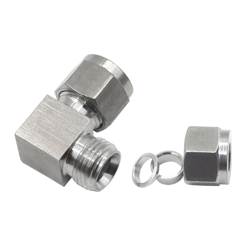 Goldpea Stainless Steel 304 Compression 90 Degree Elbow 10mm OD