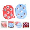 Baluue 2pcs Neck Massager Steel Beads Waist and Leg Massager